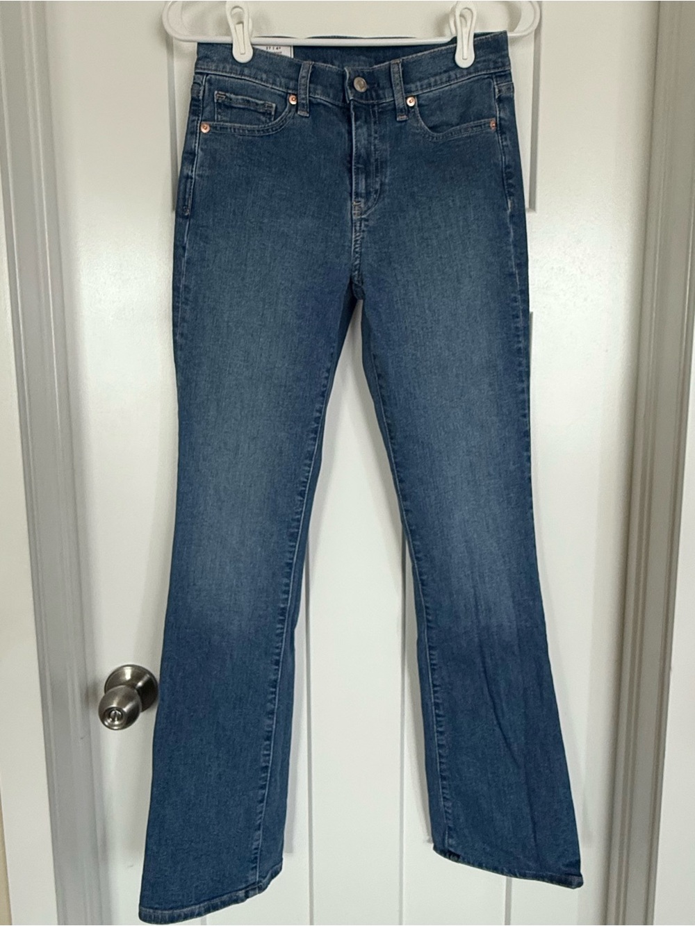 Gap Baby Boot Mid Rise Jeans Size 27/4 Regular Medium Wash